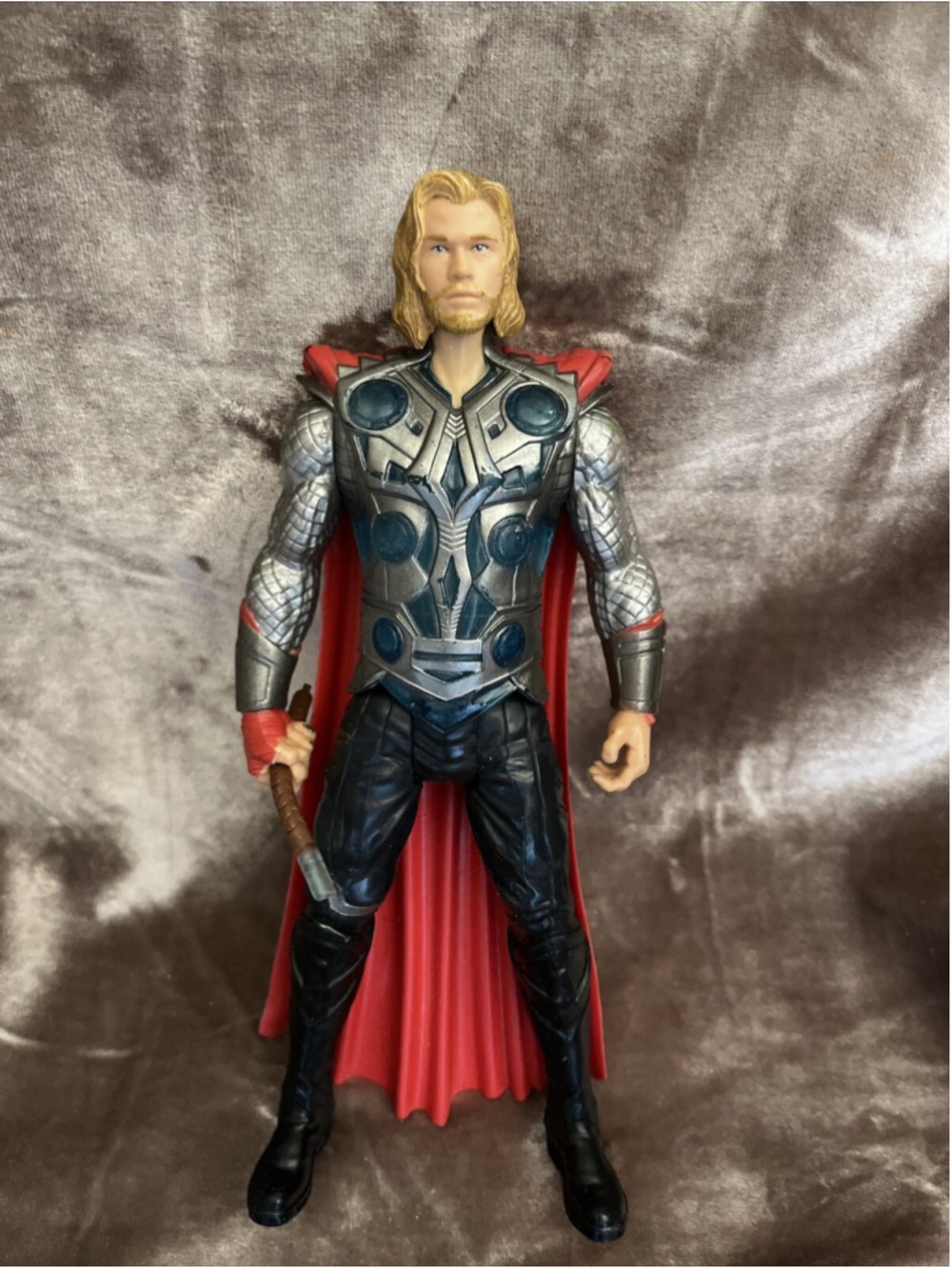 THOR THE MIGHTY AVENGER • Marvel Universe Disney Action Figure 2010 Hasbro 8"
